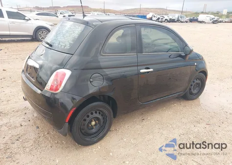 2012 Fiat 500 Pop z USA, uszkodzony, nr VIN 3C3CFFAR7CT366092